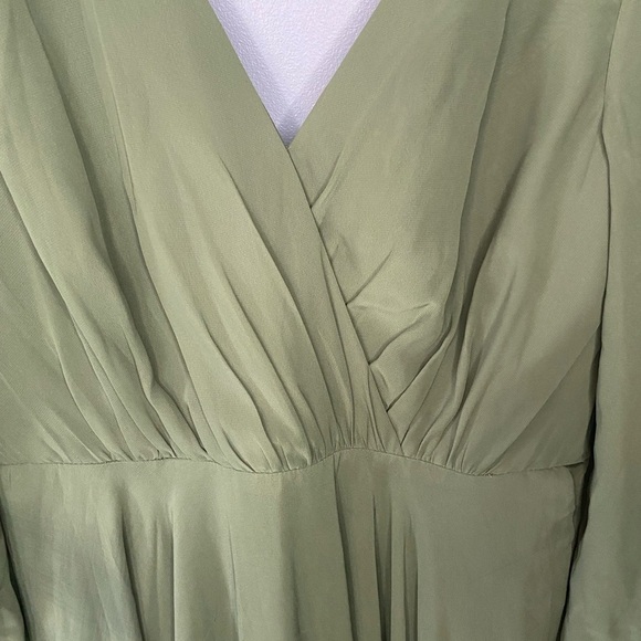 REVELRY Juliet Chiffon Long Sleeve Dress - Picture 8 of 9